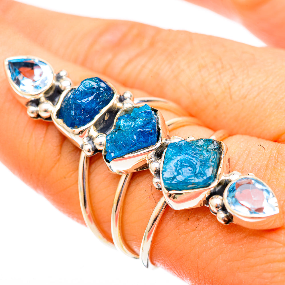 Apatite Rings handcrafted by Ana Silver Co - RING121601