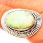Lemon Chrysoprase Rings handcrafted by Ana Silver Co - RING121604