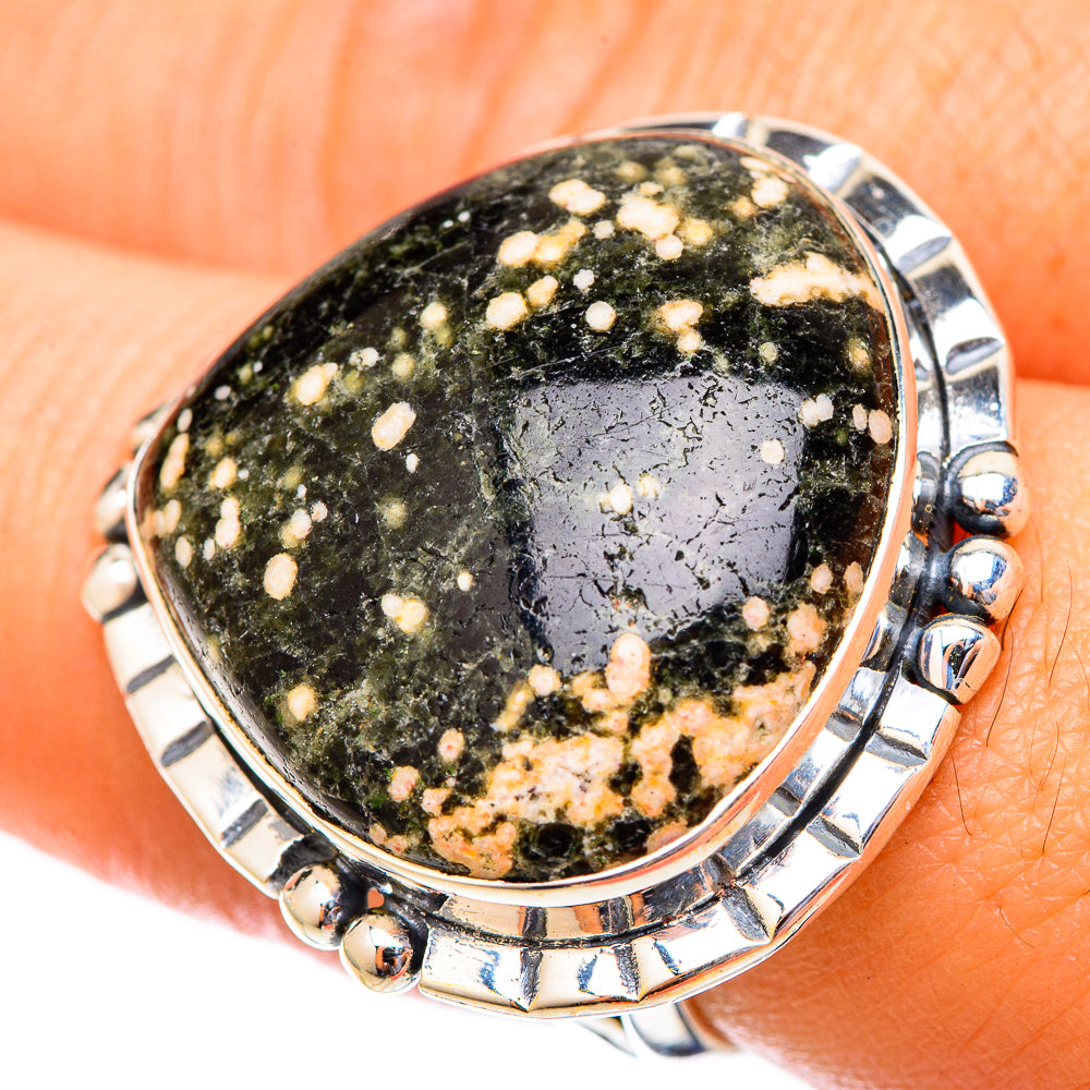Ocean Jasper Rings handcrafted by Ana Silver Co - RING121613