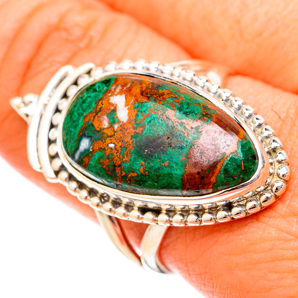 Malachite Rings handcrafted by Ana Silver Co - RING121617
