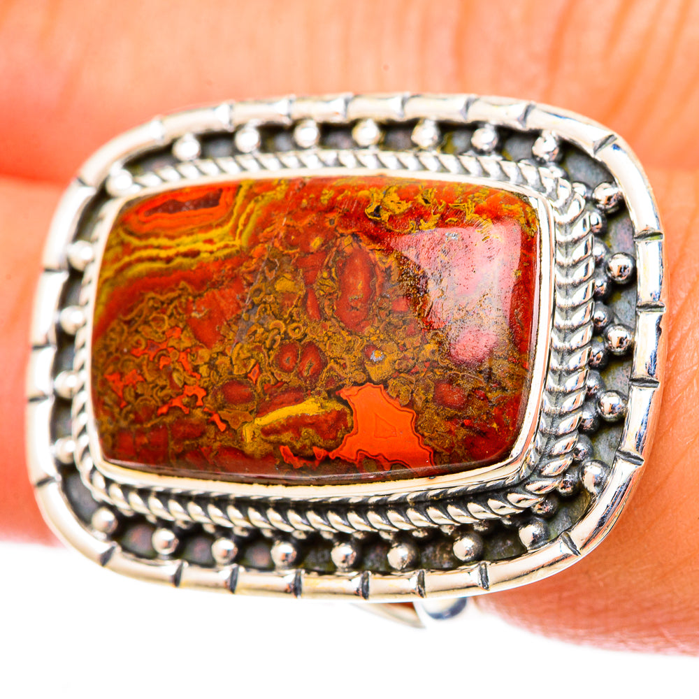 Moroccan Agate Rings handcrafted by Ana Silver Co - RING121618