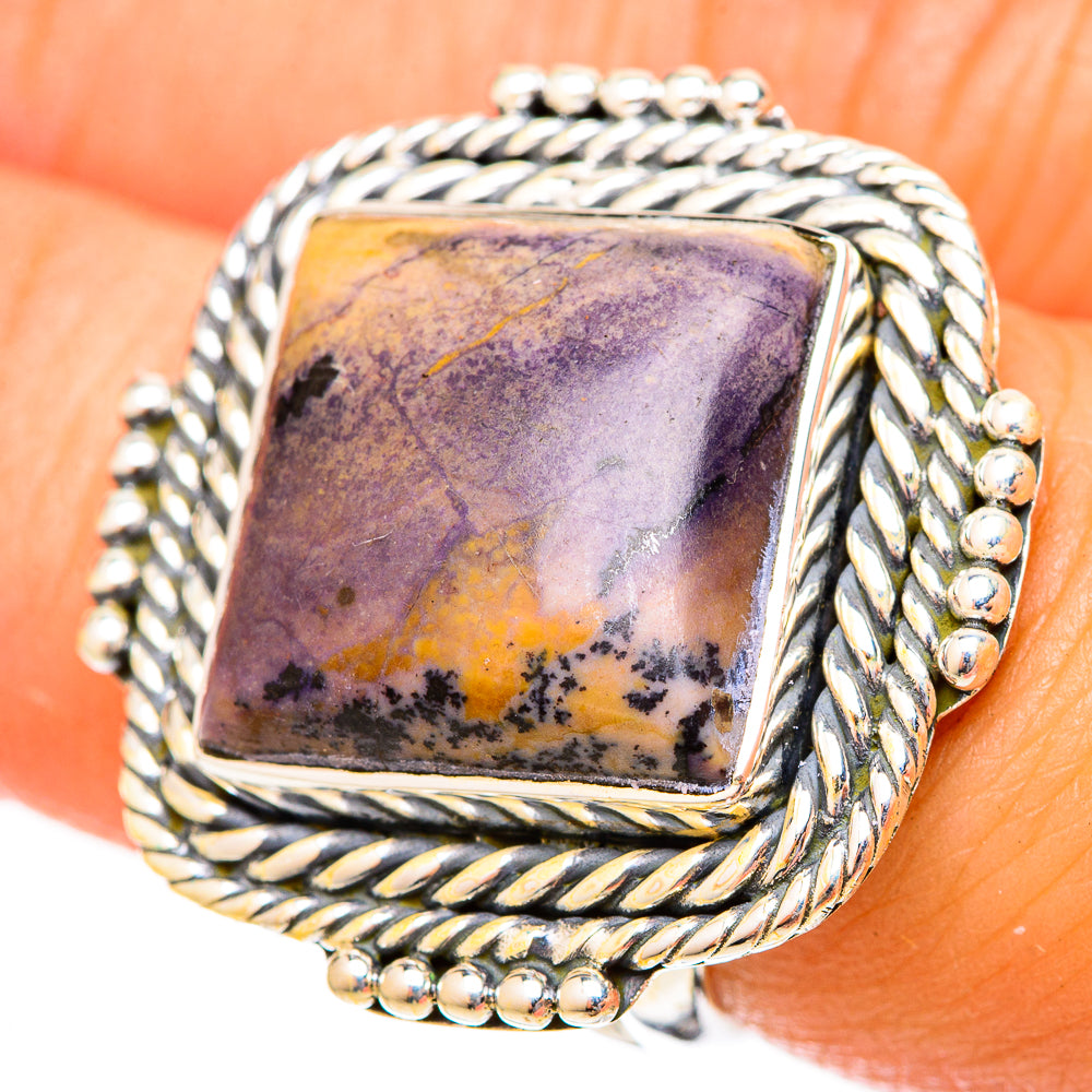 Tiffany Stone Rings handcrafted by Ana Silver Co - RING121625
