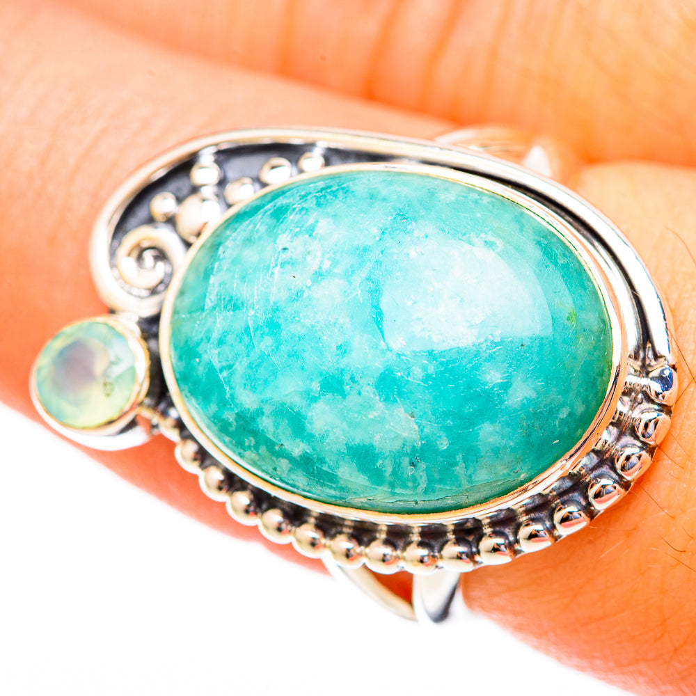 Amazonite Rings handcrafted by Ana Silver Co - RING121647