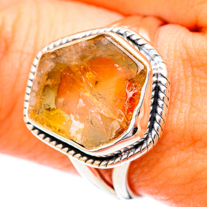 Citrine Rings handcrafted by Ana Silver Co - RING121653