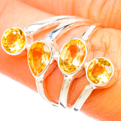Citrine Rings handcrafted by Ana Silver Co - RING121654