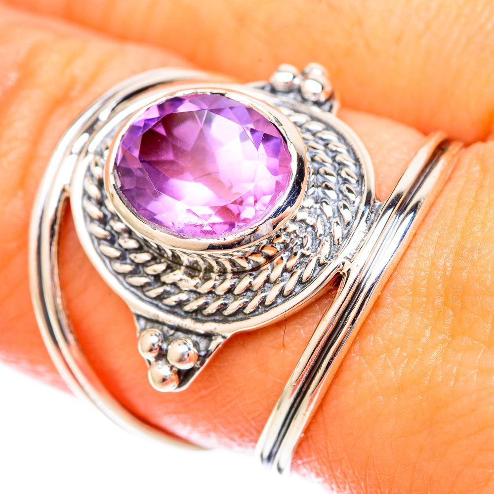 Amethyst Rings handcrafted by Ana Silver Co - RING121658