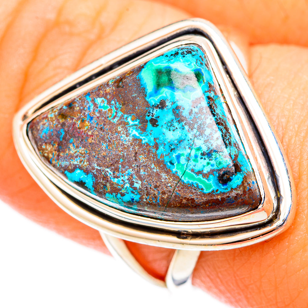 Shattuckite Rings handcrafted by Ana Silver Co - RING121674
