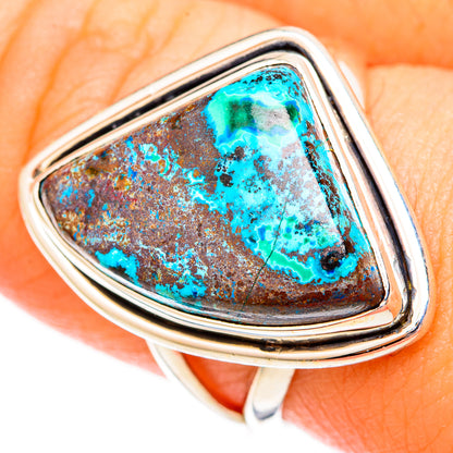 Shattuckite Rings handcrafted by Ana Silver Co - RING121674