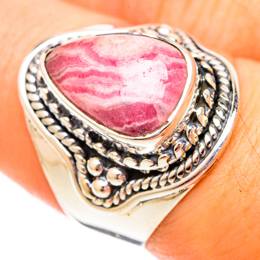 Rhodochrosite Rings handcrafted by Ana Silver Co - RING121688