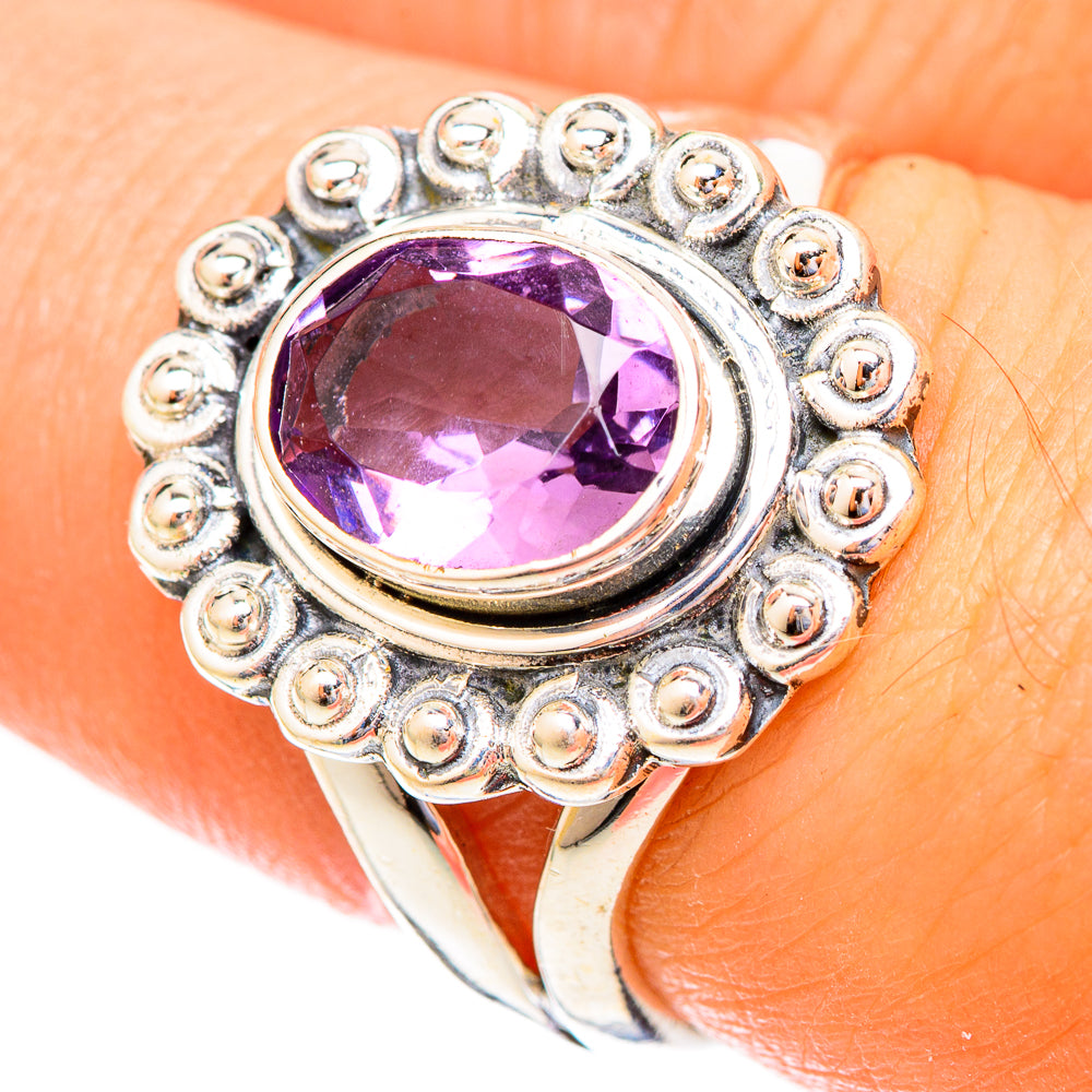 Amethyst Rings handcrafted by Ana Silver Co - RING121690