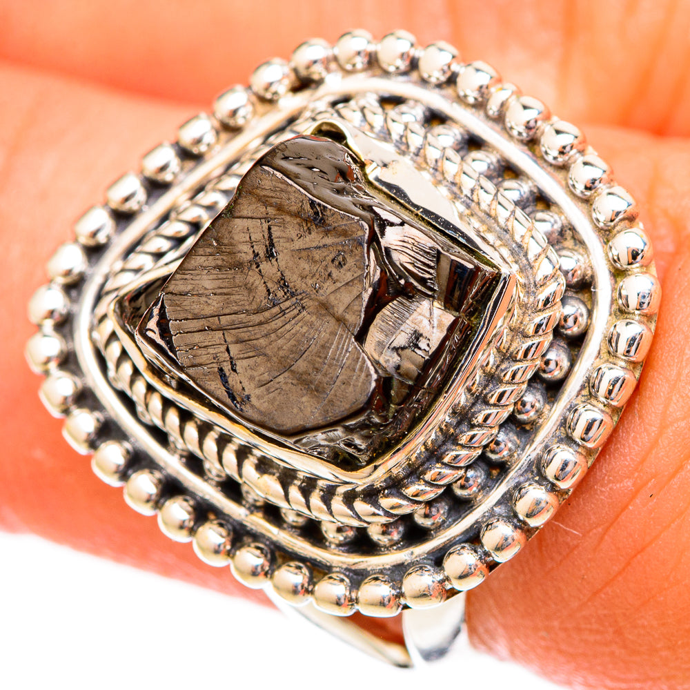 Shungite Rings handcrafted by Ana Silver Co - RING121695