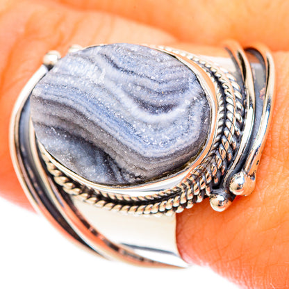 Desert Druzy Rings handcrafted by Ana Silver Co - RING121704
