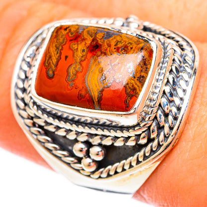 Moroccan Agate Rings handcrafted by Ana Silver Co - RING121719