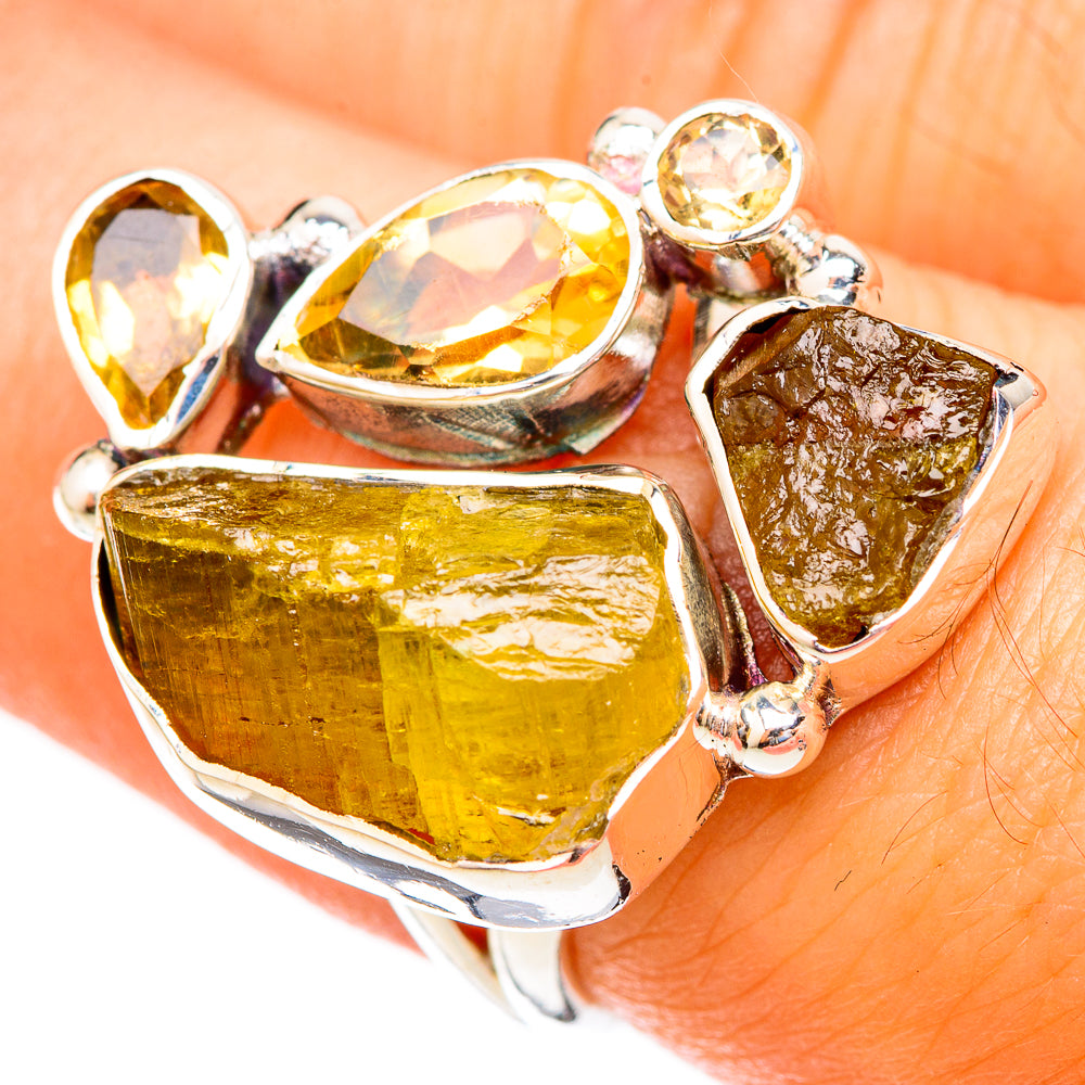 Citrine Rings handcrafted by Ana Silver Co - RING121721
