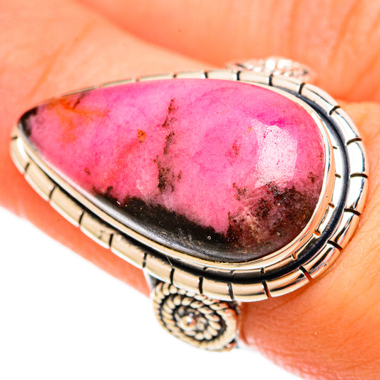 Rhodochrosite Rings handcrafted by Ana Silver Co - RING121723