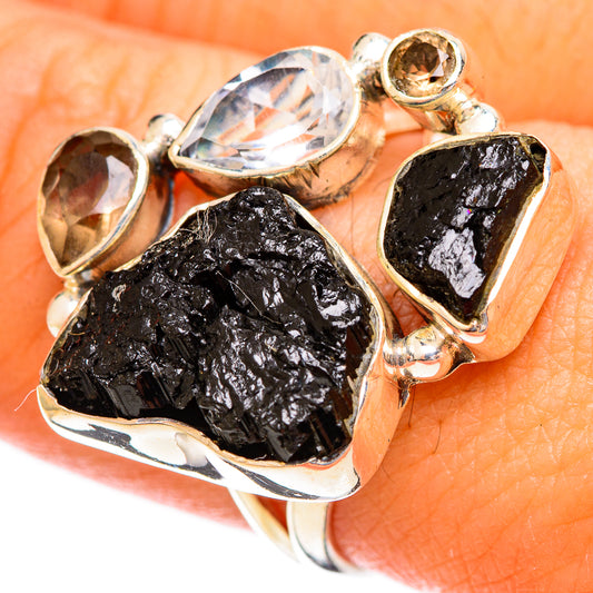 Tektite Rings handcrafted by Ana Silver Co - RING121731