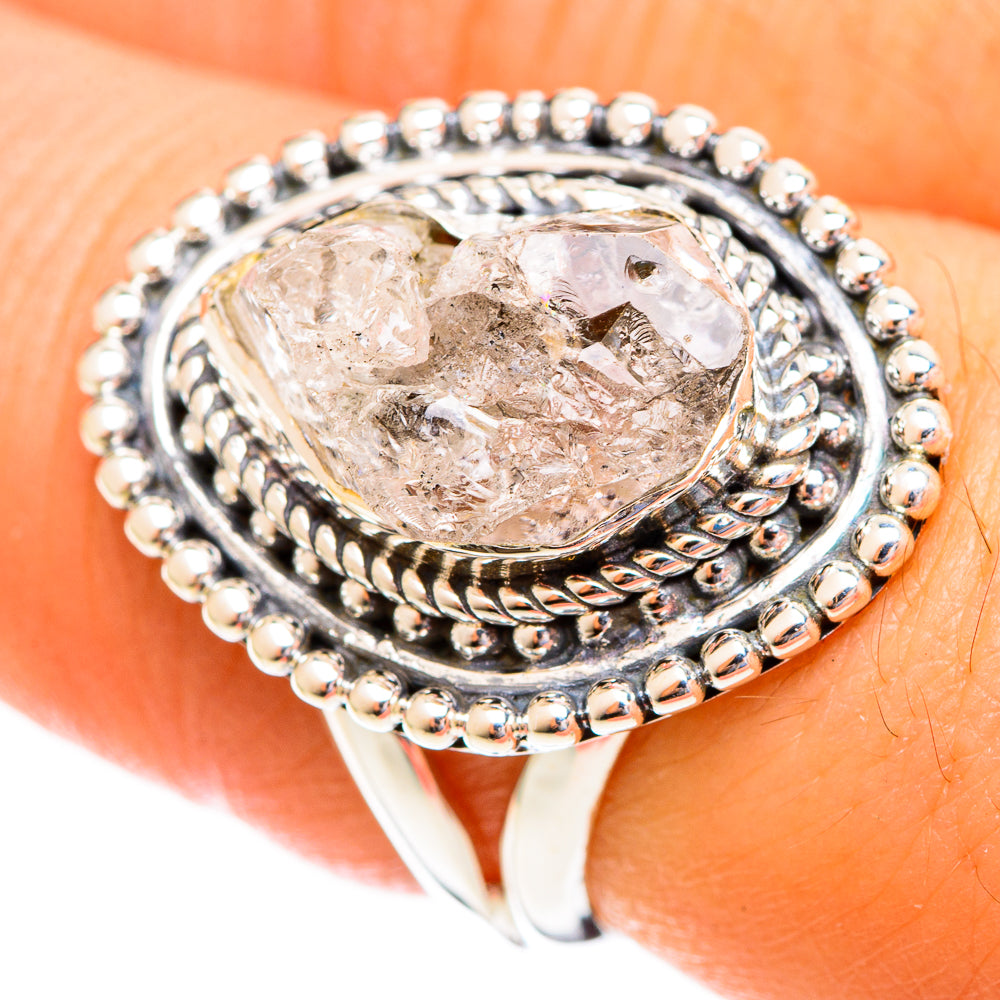 Herkimer Diamond Rings handcrafted by Ana Silver Co - RING121732
