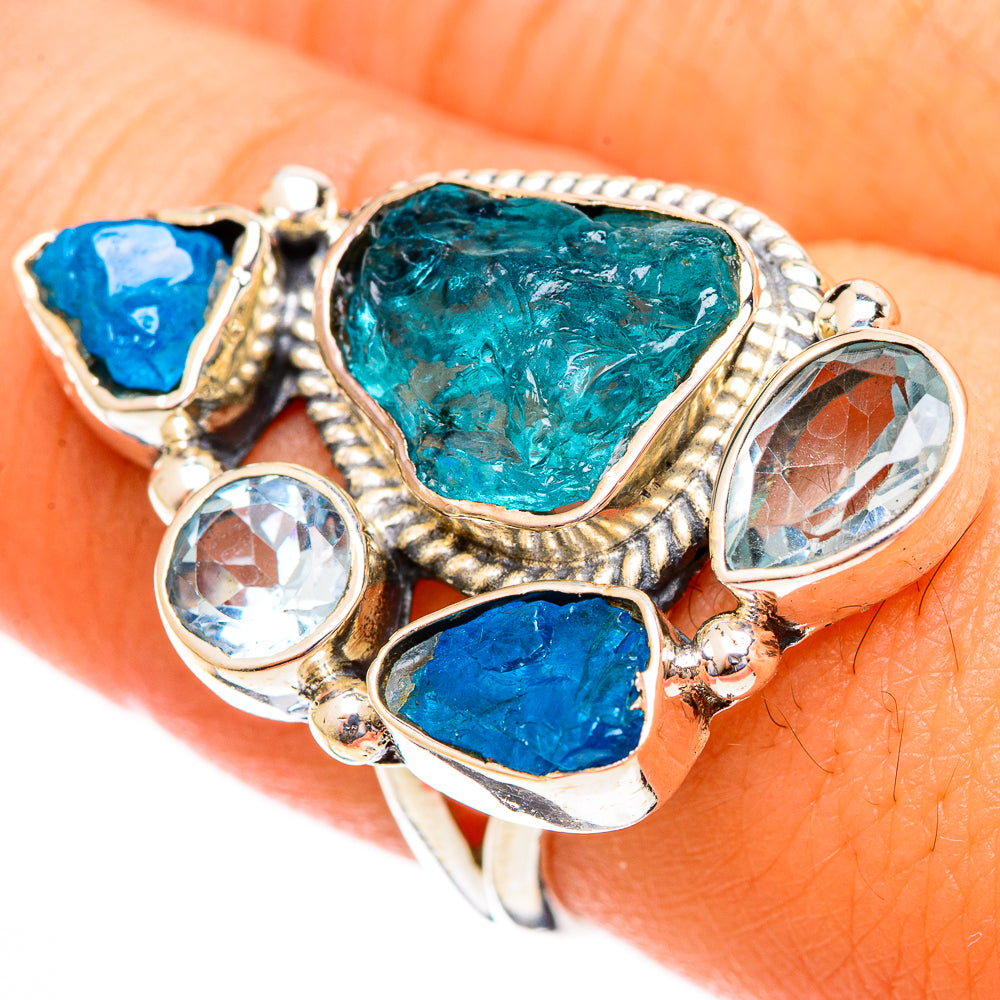 Apatite Rings handcrafted by Ana Silver Co - RING121747