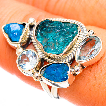 Apatite Rings handcrafted by Ana Silver Co - RING121747