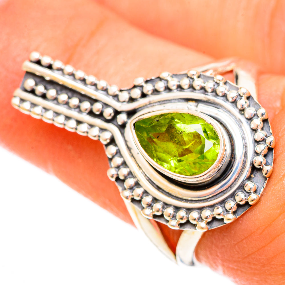 Peridot Rings handcrafted by Ana Silver Co - RING121752