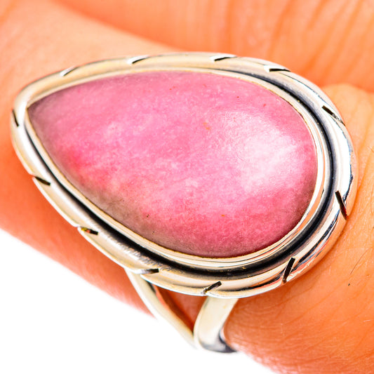 Pink Opal Rings handcrafted by Ana Silver Co - RING121758