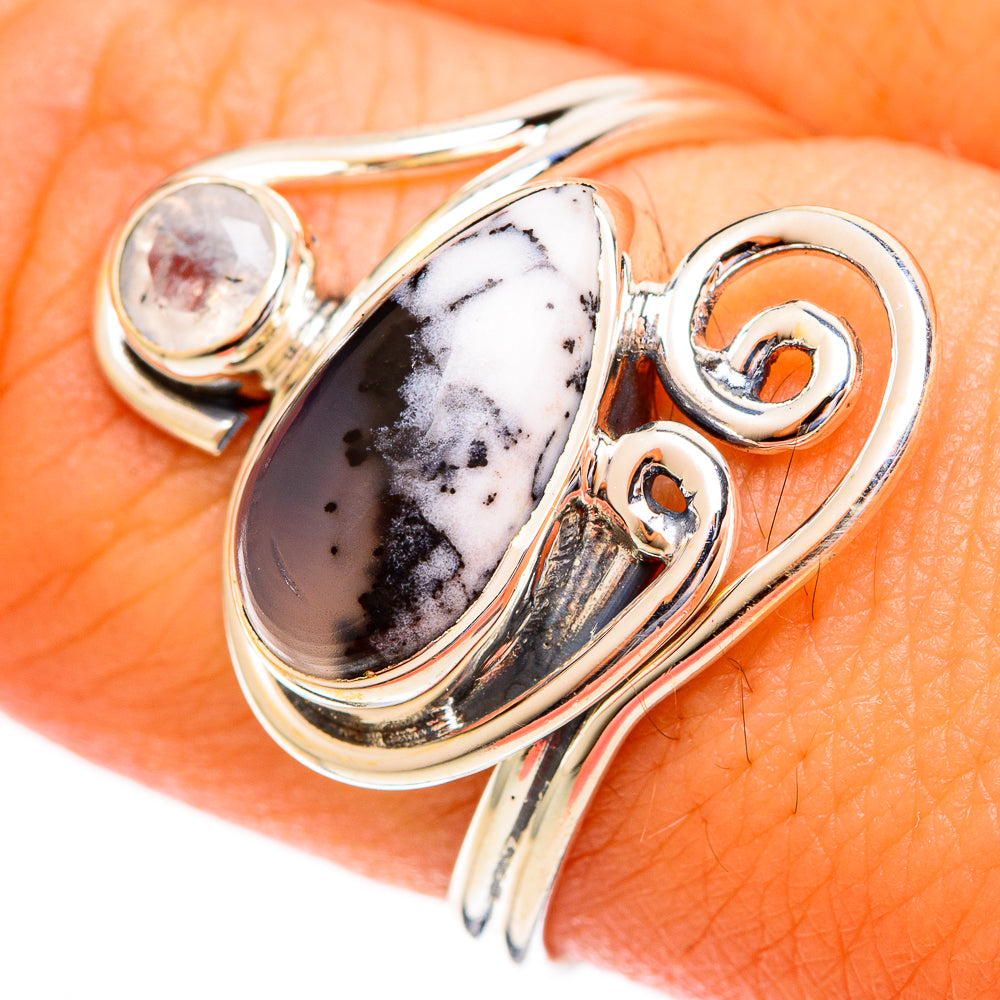 Dendritic Opal Rings handcrafted by Ana Silver Co - RING121764