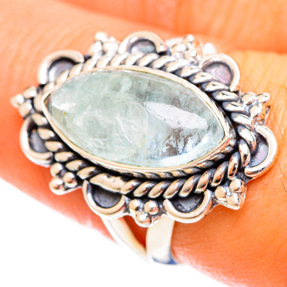 Aquamarine Rings handcrafted by Ana Silver Co - RING121770