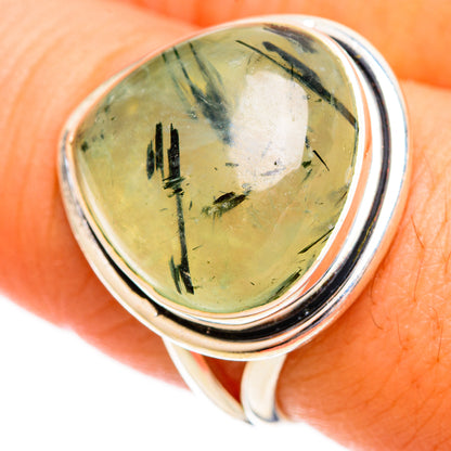 Prehnite Rings handcrafted by Ana Silver Co - RING121776