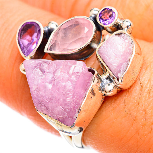 Kunzite Rings handcrafted by Ana Silver Co - RING121783