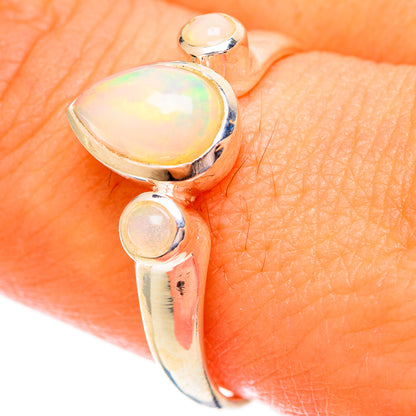 Ethiopian Opal Rings handcrafted by Ana Silver Co - RING121793