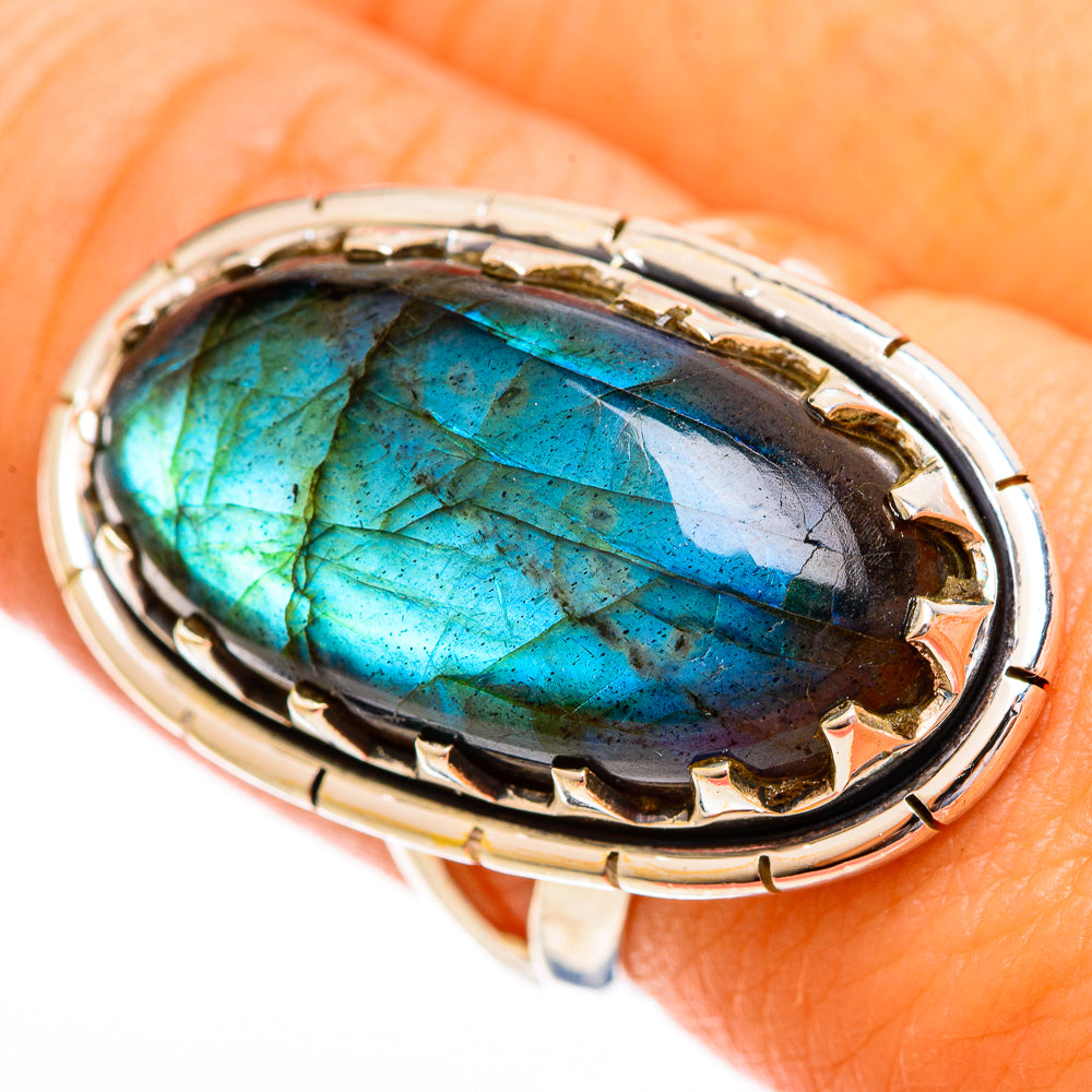 Labradorite Rings handcrafted by Ana Silver Co - RING121800
