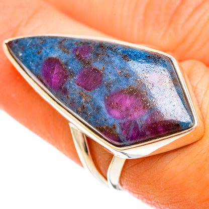 Ruby Fuchsite Rings handcrafted by Ana Silver Co - RING121802