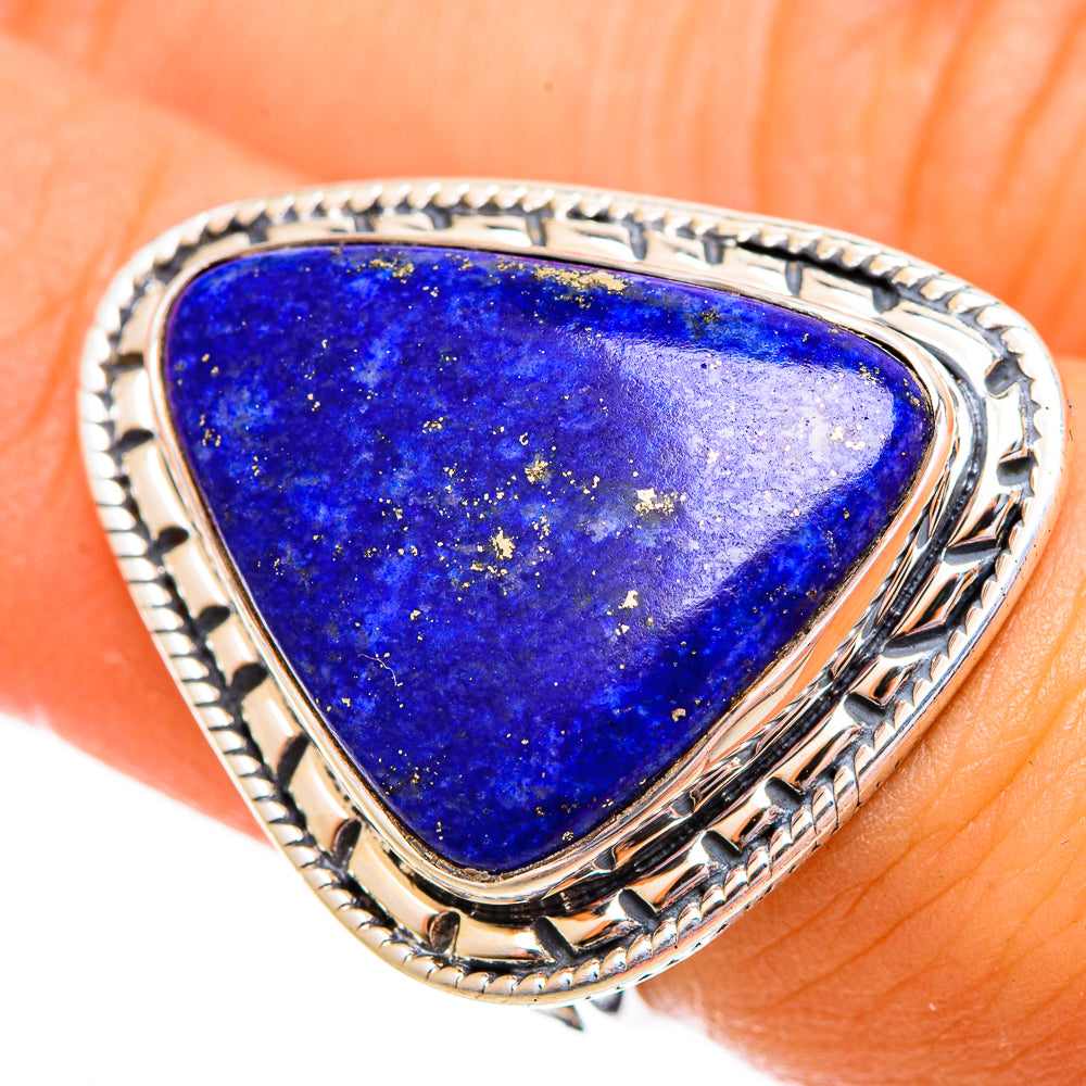 Lapis Lazuli Rings handcrafted by Ana Silver Co - RING121806