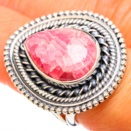 Rhodochrosite Rings handcrafted by Ana Silver Co - RING121829