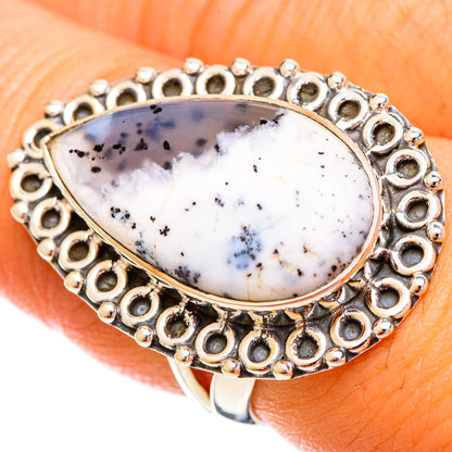 Dendritic Opal Rings handcrafted by Ana Silver Co - RING121840