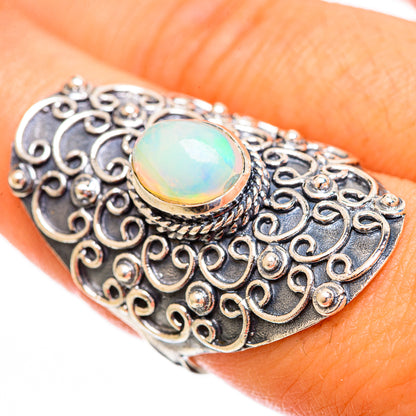 Ethiopian Opal Rings handcrafted by Ana Silver Co - RING121844