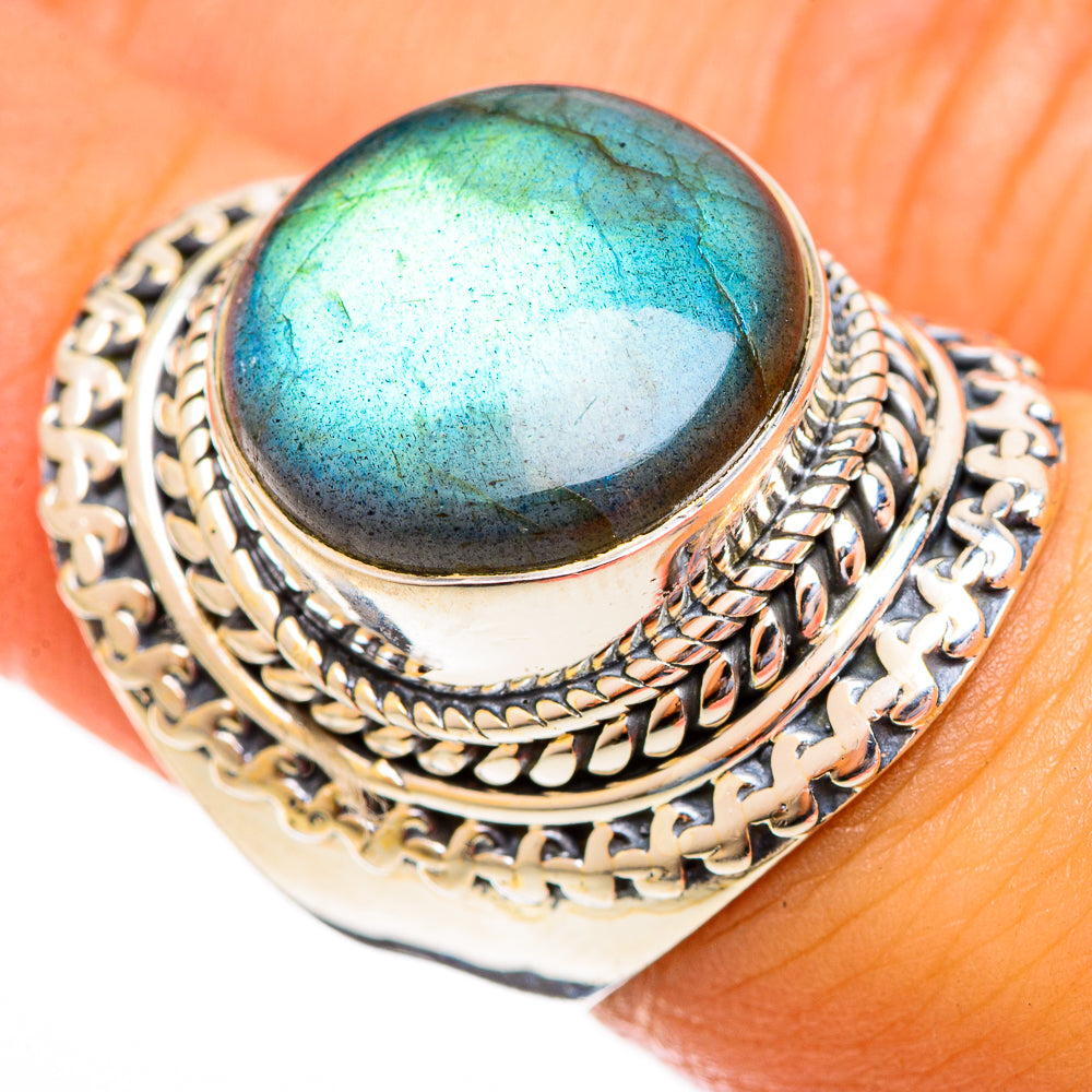 Labradorite Rings handcrafted by Ana Silver Co - RING121863