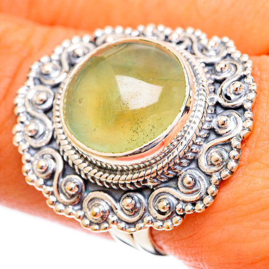 Prehnite Rings handcrafted by Ana Silver Co - RING121868