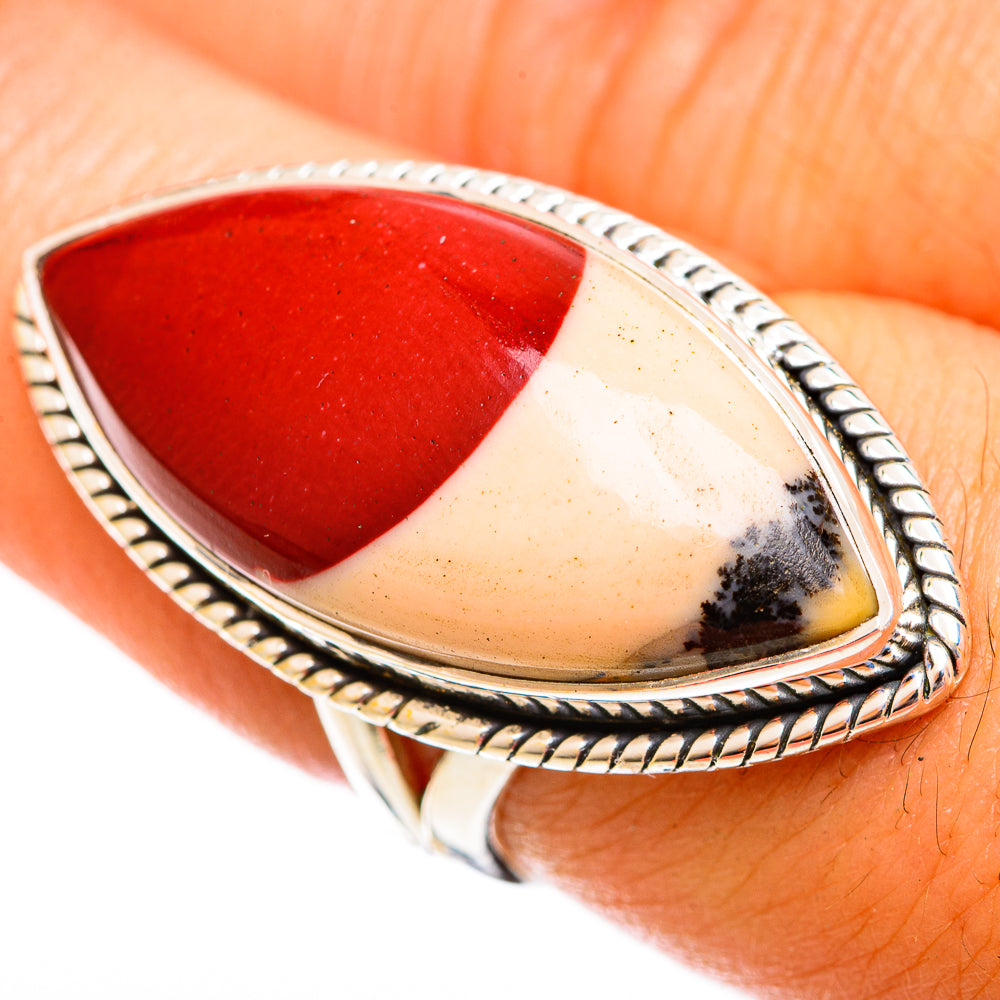 Mookaite Rings handcrafted by Ana Silver Co - RING121877