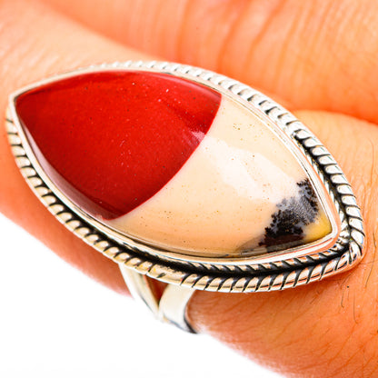 Mookaite Rings handcrafted by Ana Silver Co - RING121877