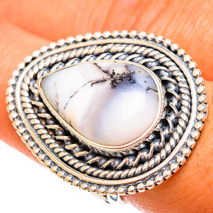 Dendritic Opal Rings handcrafted by Ana Silver Co - RING121890