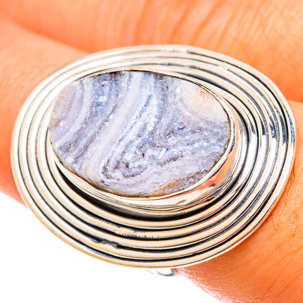 Desert Druzy Rings handcrafted by Ana Silver Co - RING121901