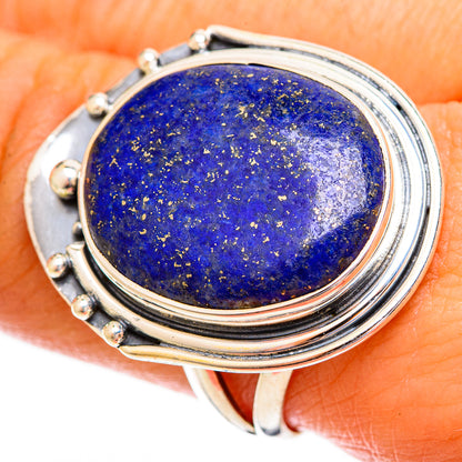 Lapis Lazuli Rings handcrafted by Ana Silver Co - RING121911