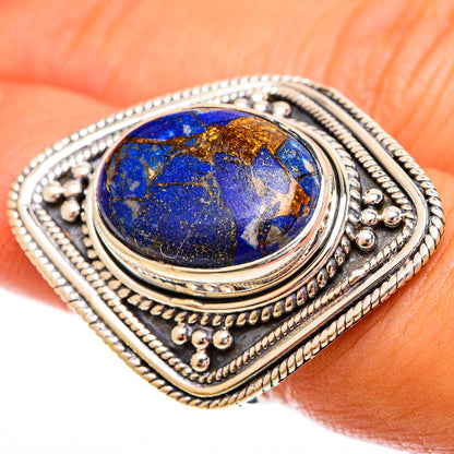 Lapis Lazuli Rings handcrafted by Ana Silver Co - RING121913