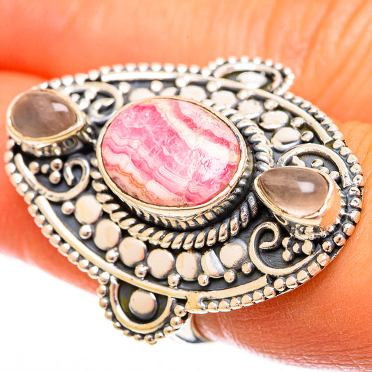 Rhodochrosite Rings handcrafted by Ana Silver Co - RING121929