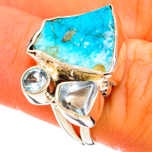 Turquoise Rings handcrafted by Ana Silver Co - RING121940