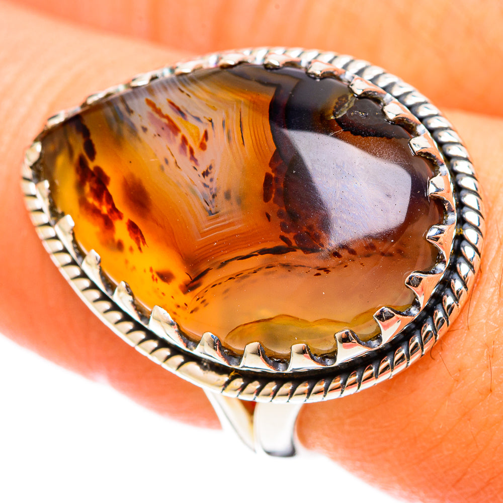 Montana Agate Rings handcrafted by Ana Silver Co - RING121952