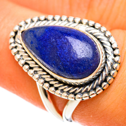Lapis Lazuli Rings handcrafted by Ana Silver Co - RING121968