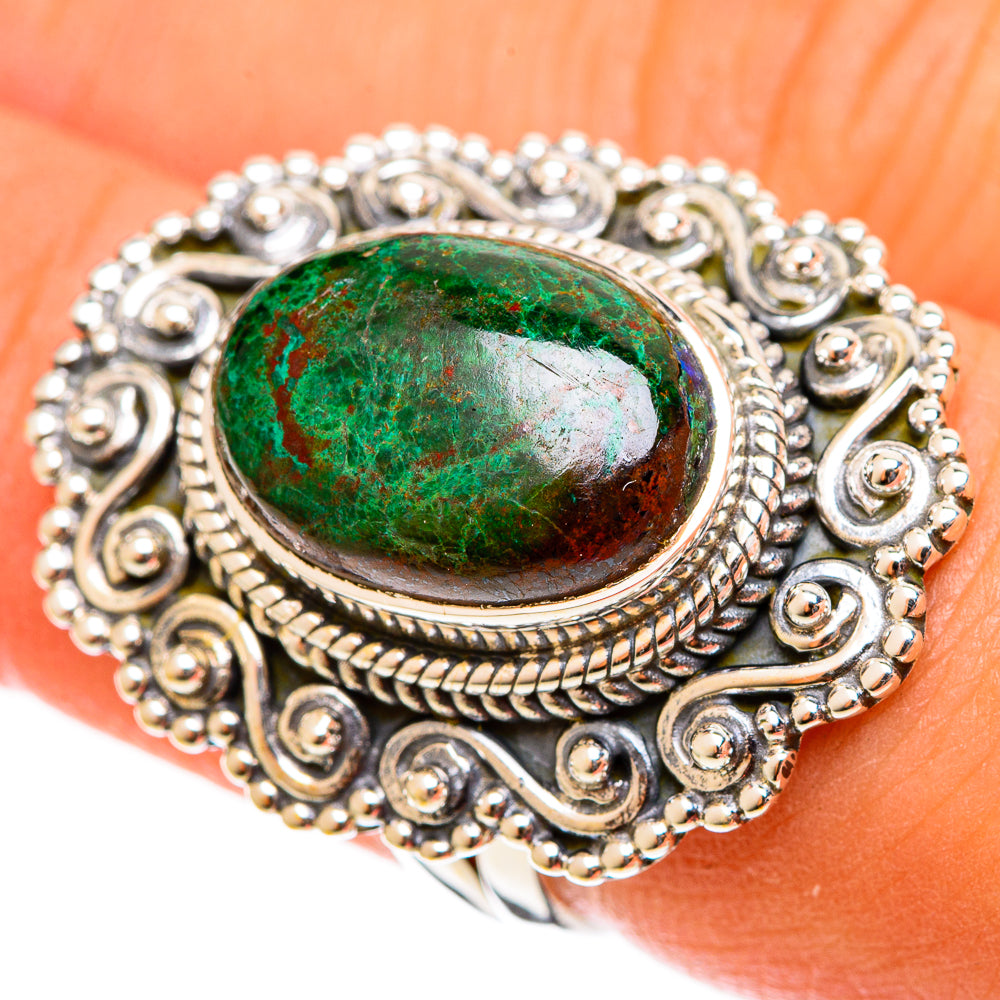 Malachite Rings handcrafted by Ana Silver Co - RING121977