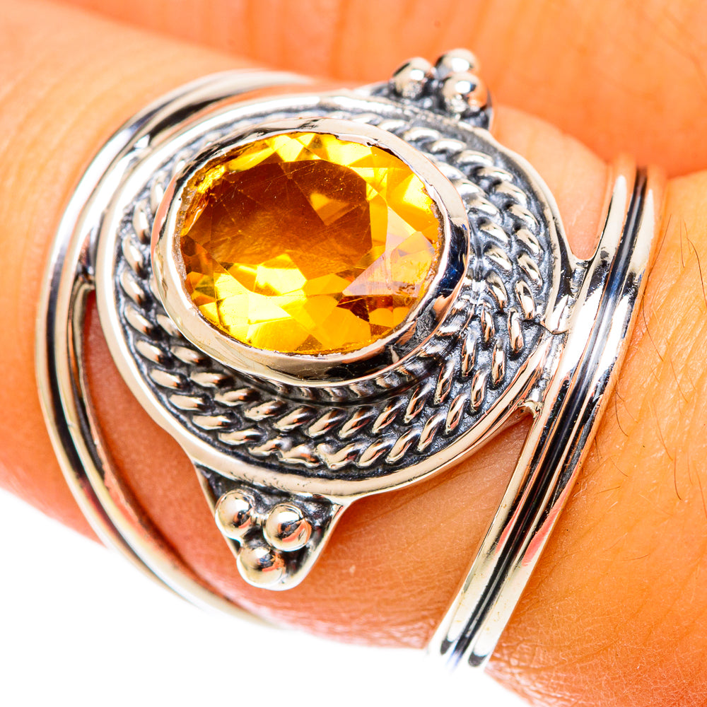 Citrine Rings handcrafted by Ana Silver Co - RING121982